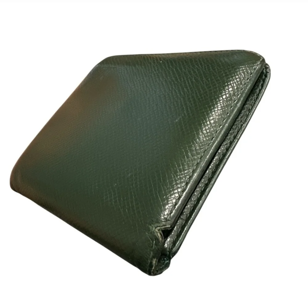 Louis Vuitton Unisex Leather Wallet W Coin Pouch Forest Green